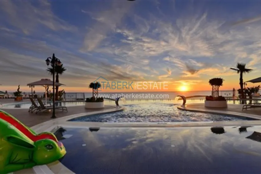 Квартира 1+1 «под ключ» 92 м2 с открытым видом на море в резиденции с концепцией отеля – Конаклы, Алания 7