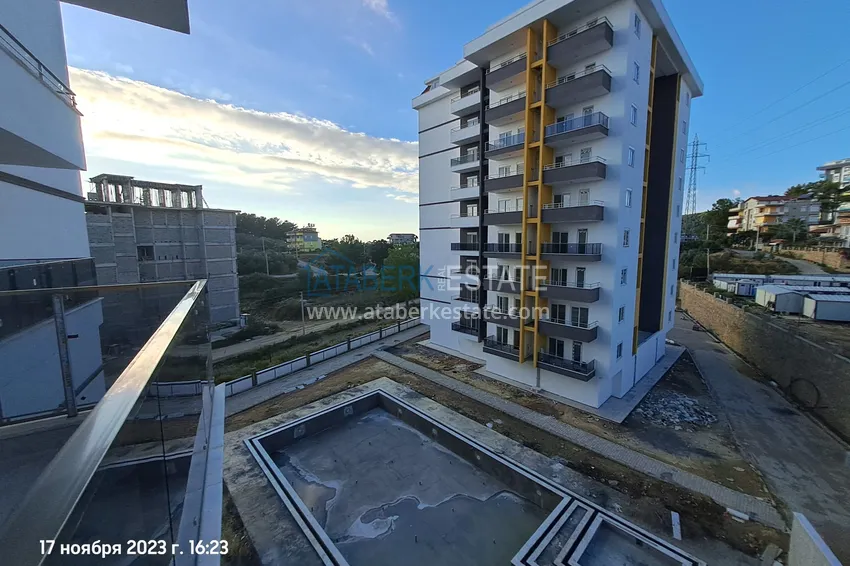 Приобрести Двухкомнатная квартира с чистовой отделкой в новом комплексе – район Авсаллар 6