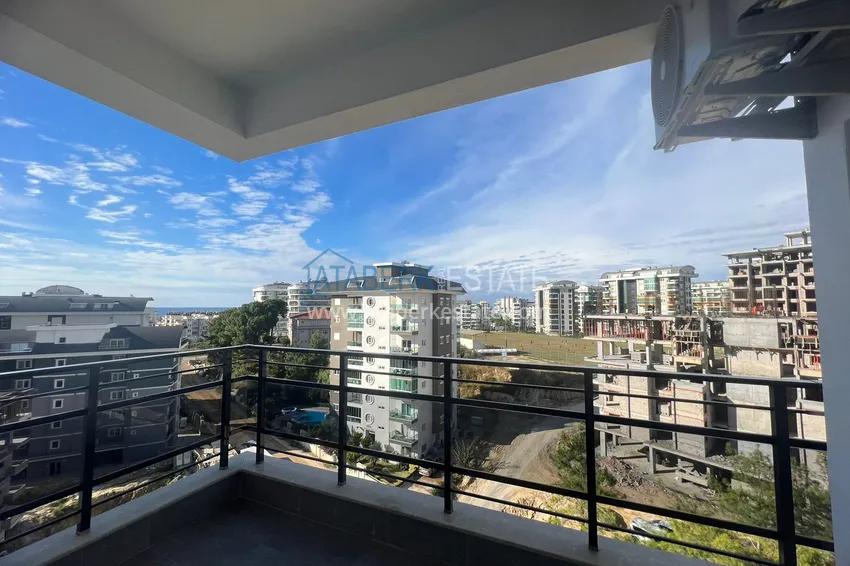 Приобрести Двухкомнатная квартира комфорт класса для аренды, на 9 этаже с видом на море и город в Авсалларе №96 7 