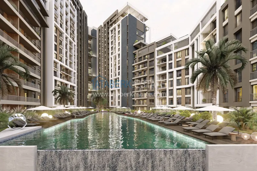 Новый проект комплекса сегмента премиум - единственный в своем роде главный «небоскреб» района Алтынташ, Анталия 6 