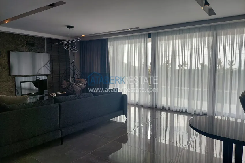 Приобрести Аренда двухуровневой виллы сегмента премиум с частным бассейном в районе Махмутлар 7