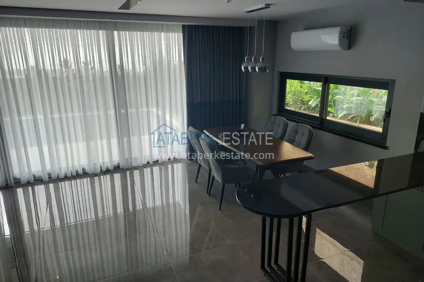 Приобрести Аренда двухуровневой виллы сегмента премиум с частным бассейном в районе Махмутлар 8