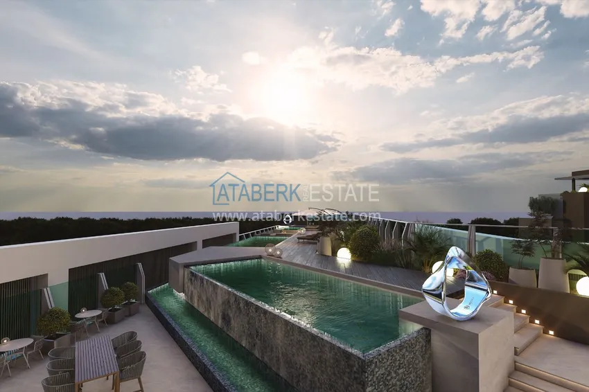 Новый проект комплекса сегмента премиум - единственный в своем роде главный «небоскреб» района Алтынташ, Анталия 8 