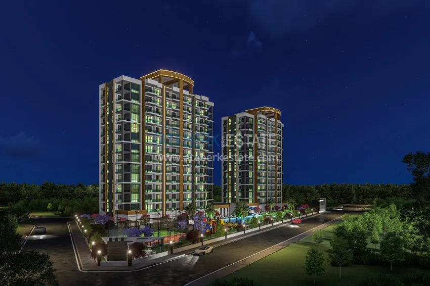 Квартира 1+1 от собственника в жилом комплексе с инфраструктурой отельного типа район Томюк – Мерсин 21 