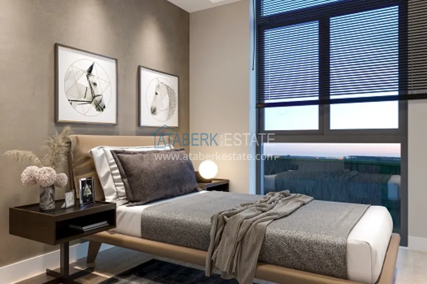 Приобрести Квартира 1+1 от собственника в жилом комплексе с инфраструктурой отельного типа район Томюк – Мерсин 10 