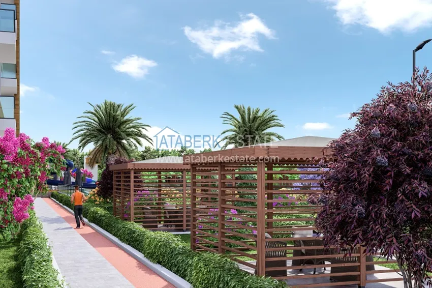 Квартира 1+1 от собственника в жилом комплексе с инфраструктурой отельного типа район Томюк – Мерсин 17 