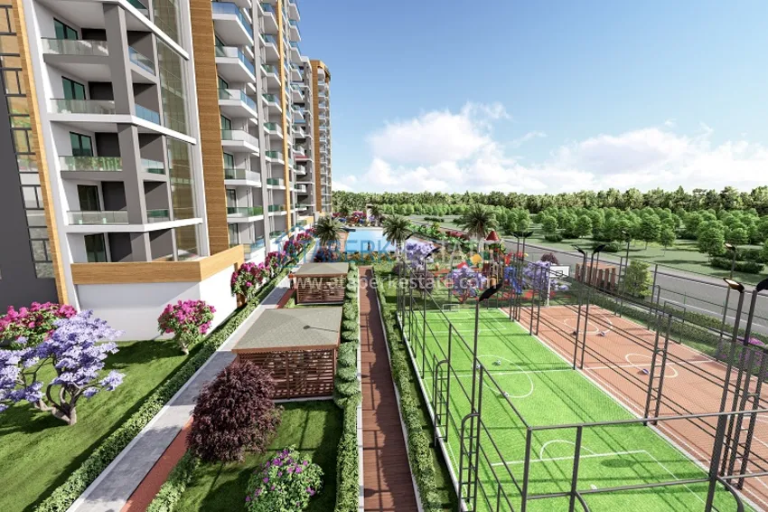 Квартира 1+1 от собственника в жилом комплексе с инфраструктурой отельного типа район Томюк – Мерсин 7 