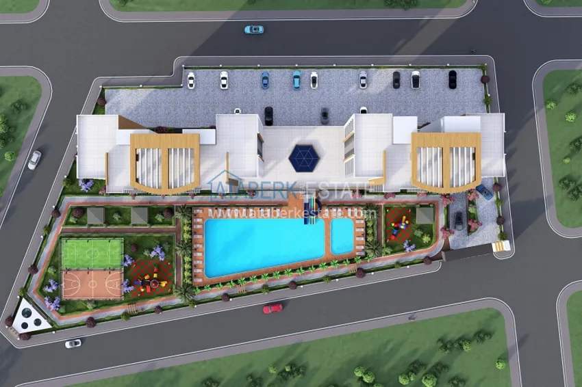 Квартира 1+1 от собственника в жилом комплексе с инфраструктурой отельного типа район Томюк – Мерсин 9 