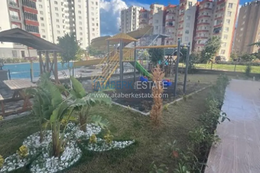 Трехкомнатная квартира с видом на море в районе Тедже – Мерсин 3 