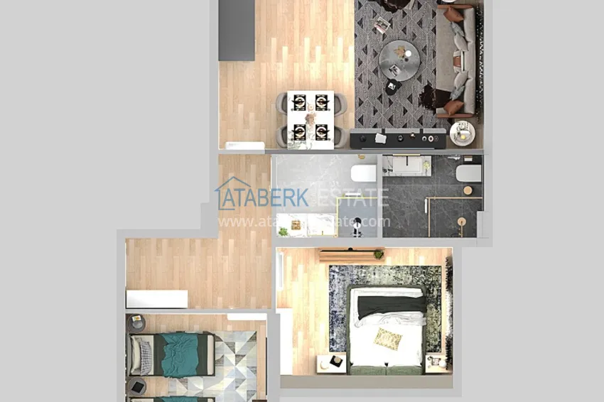 Приобрести Новый жилой комплекс на последнем этапе строительства в районе Демирташ, Алания 22 