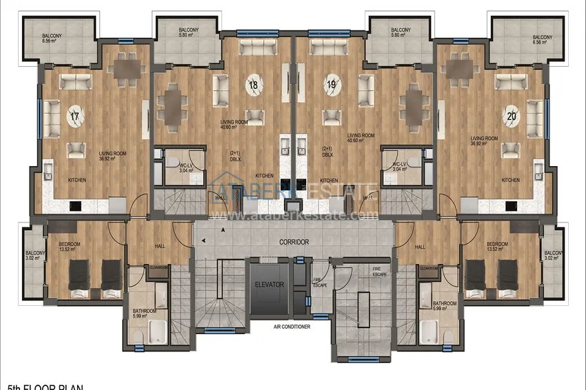 Купить дешево Квартиры от застройщика в рассрочку на этапе строительства - Алания, район Демирташ 2