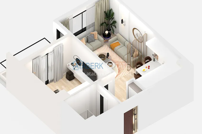 Приобрести Новый жилой комплекс на последнем этапе строительства в районе Демирташ, Алания 9 