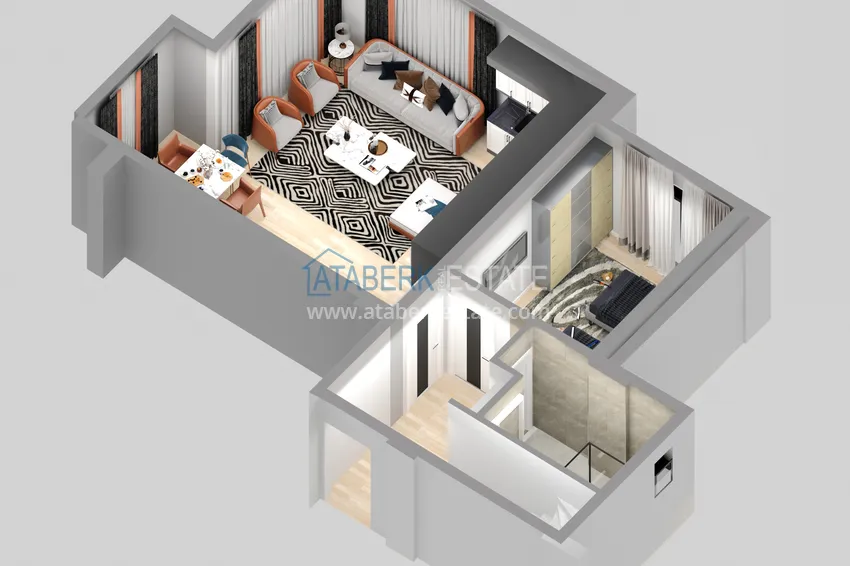 Приобрести Новый жилой комплекс на последнем этапе строительства в районе Демирташ, Алания 33 