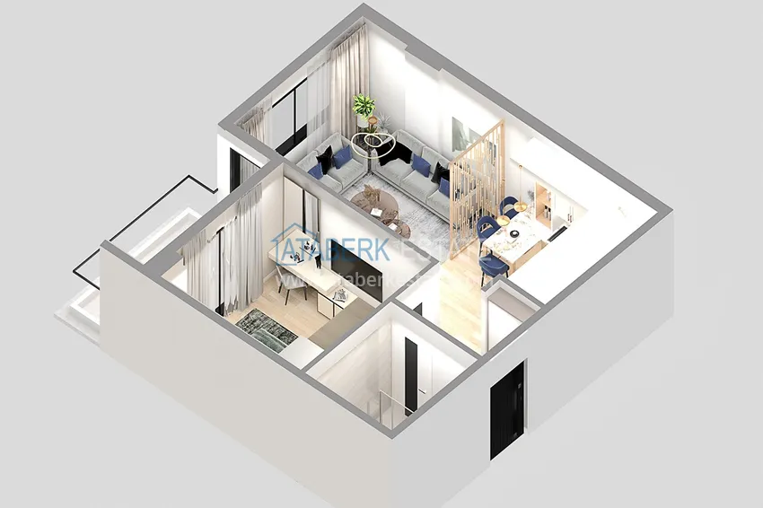 Приобрести Квартиры от застройщика в рассрочку на этапе строительства - Алания, район Демирташ 9