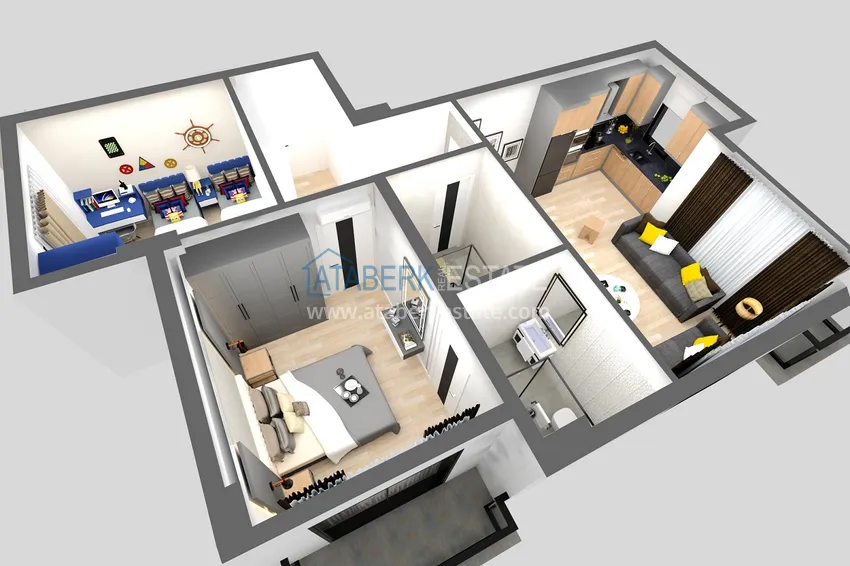 Приобрести Квартиры от застройщика в рассрочку на этапе строительства - Алания, район Демирташ 23