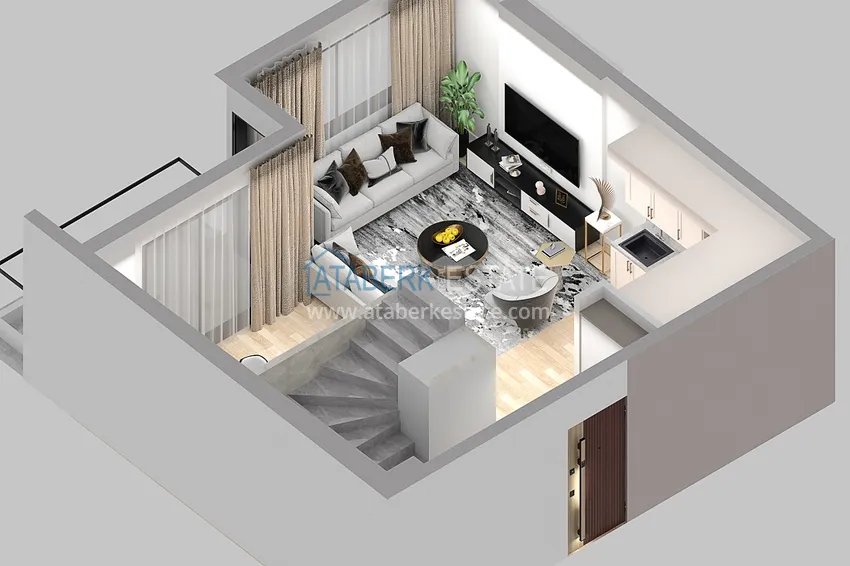 Приобрести Квартиры от застройщика в рассрочку на этапе строительства - Алания, район Демирташ 26