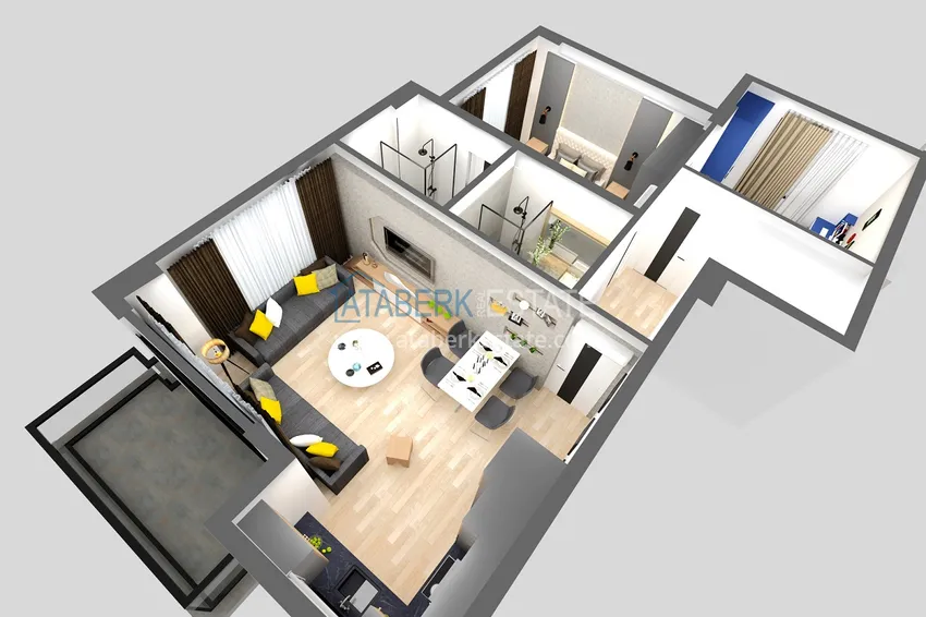 Приобрести Квартиры от застройщика в рассрочку на этапе строительства - Алания, район Демирташ 24