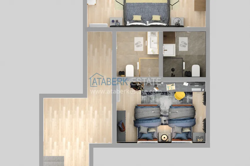 Приобрести Новый жилой комплекс на последнем этапе строительства в районе Демирташ, Алания 35 