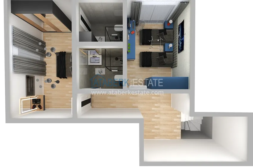 Приобрести Квартиры от застройщика в рассрочку на этапе строительства - Алания, район Демирташ 35