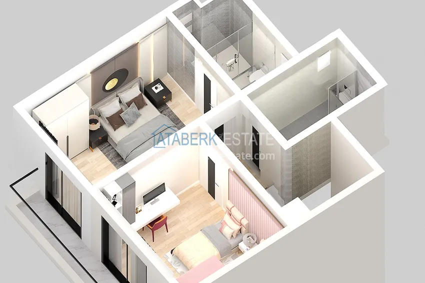 Приобрести Квартиры от застройщика в рассрочку на этапе строительства - Алания, район Демирташ 29