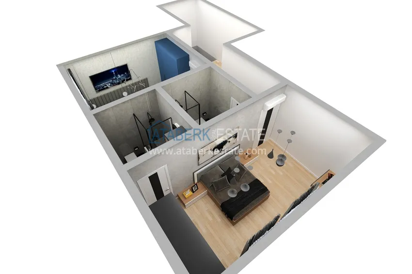 Приобрести Квартиры от застройщика в рассрочку на этапе строительства - Алания, район Демирташ 36