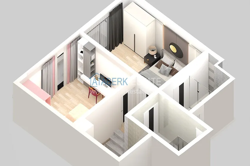 Приобрести Квартиры от застройщика в рассрочку на этапе строительства - Алания, район Демирташ 31