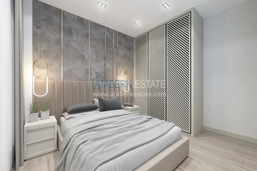 Приобрести Квартиры в современном жилом комплексе на этапе строительства Мезитли – Мерсин 5 