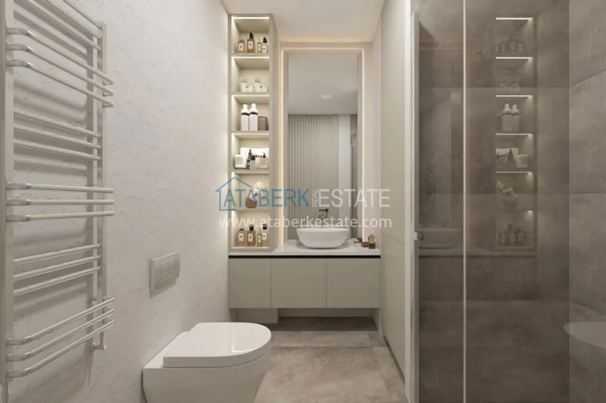 Приобрести Квартиры в современном жилом комплексе на этапе строительства Мезитли – Мерсин 6 