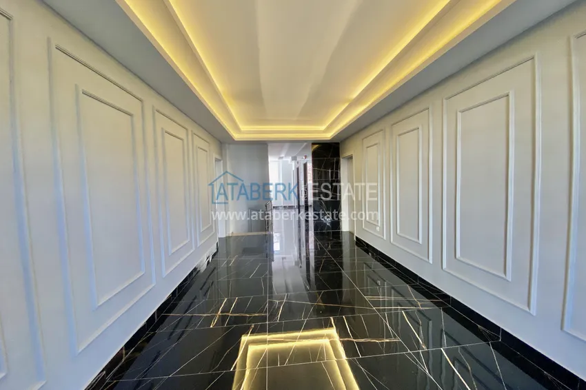 Квартира 1+1 в новостройке в живописном и комфортабельном районе Алании, Оба 13 