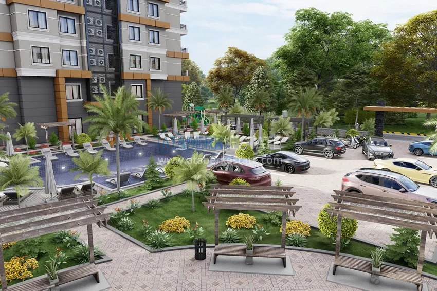 Квартиры от застройщика в рассрочку на этапе строительства - Алания, район Демирташ 24