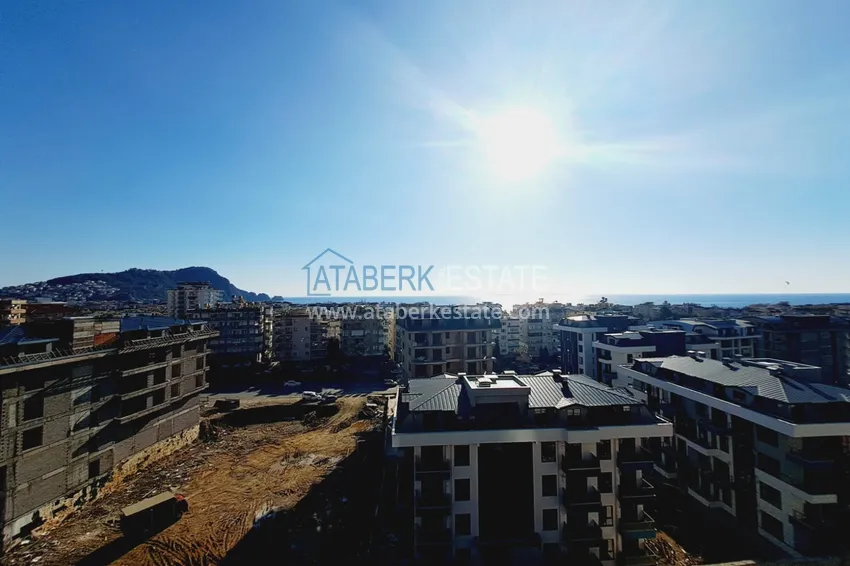 Приобрести Квартира 1+1 меблированная с видом на море и историческую крепость – центр Алании 11