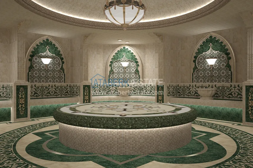 Уютный комплекс на этапе строительства в верхней части района Оба – Чиплаклы, Алания 13