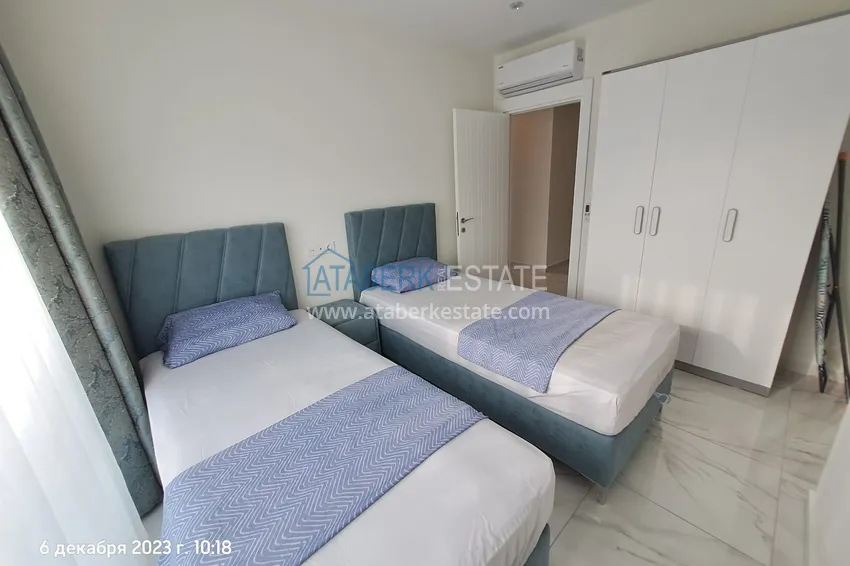 Приобрести Обратный дуплекс 2+1 с видом на море и горы в комплексе ультра-люкс -район Кестель, Алания 13 