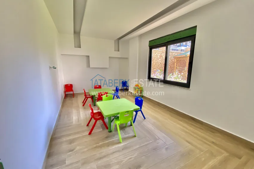 Квартира 1+1 в новостройке в живописном и комфортабельном районе Алании, Оба 17 