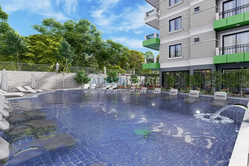 Новый жилой комплекс на последнем этапе строительства в районе Демирташ, Алания 21 