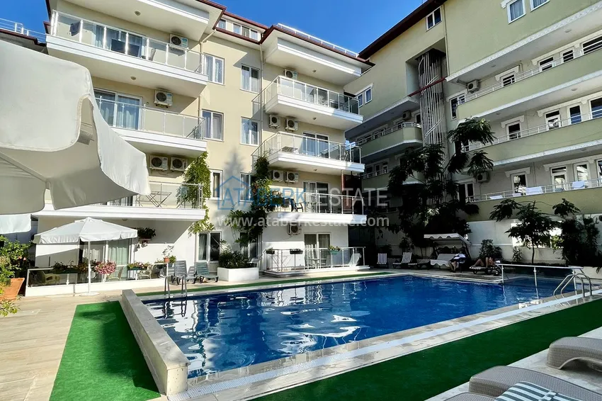 Двухкомнатная квартира с мебелью в Алании - район Оба 1 