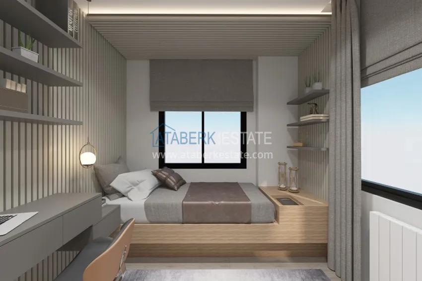 Приобрести Квартиры в современном жилом комплексе на этапе строительства Мезитли – Мерсин 13 