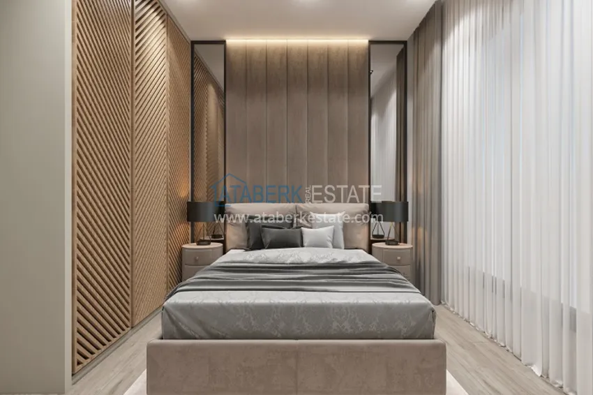 Приобрести Квартиры в современном жилом комплексе на этапе строительства Мезитли – Мерсин 15 