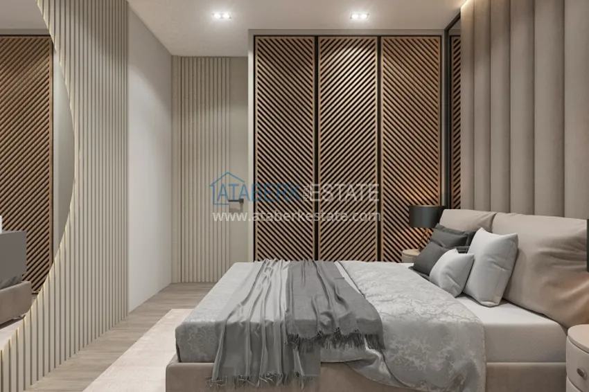 Приобрести Квартиры в современном жилом комплексе на этапе строительства Мезитли – Мерсин 17 