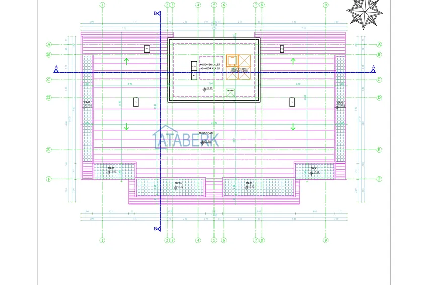 Купить дешево Уютный комплекс на этапе строительства в верхней части района Оба – Чиплаклы, Алания 4