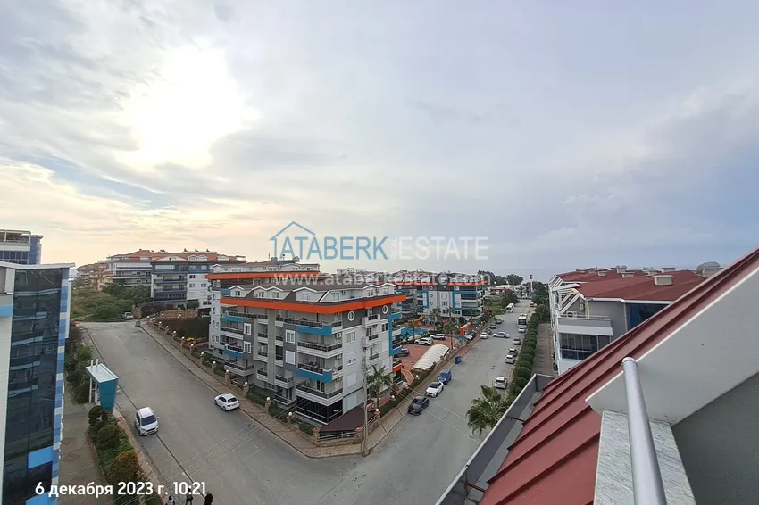 Приобрести Обратный дуплекс 2+1 с видом на море и горы в комплексе ультра-люкс -район Кестель, Алания 22 