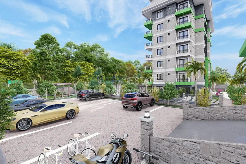 Новый жилой комплекс на последнем этапе строительства в районе Демирташ, Алания 29 