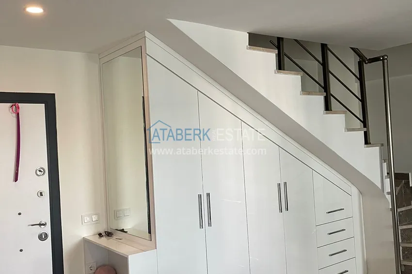 Приобрести Дуплекс 2+1 с мебелью и застеклённым балконом, район Авсаллар – Алания 2 