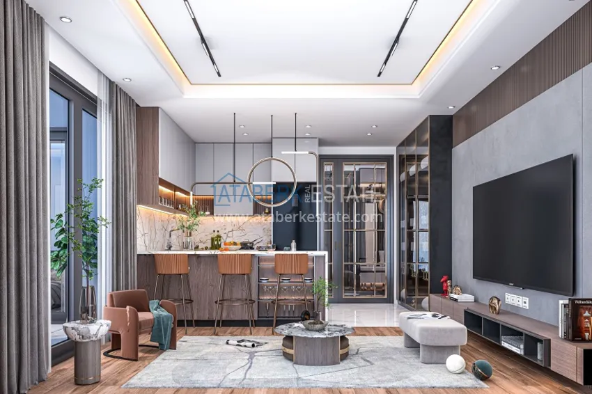 Приобрести Современный жилой комплекс на этапе строительства в районе Арпачбахшиш – Мерсин 7