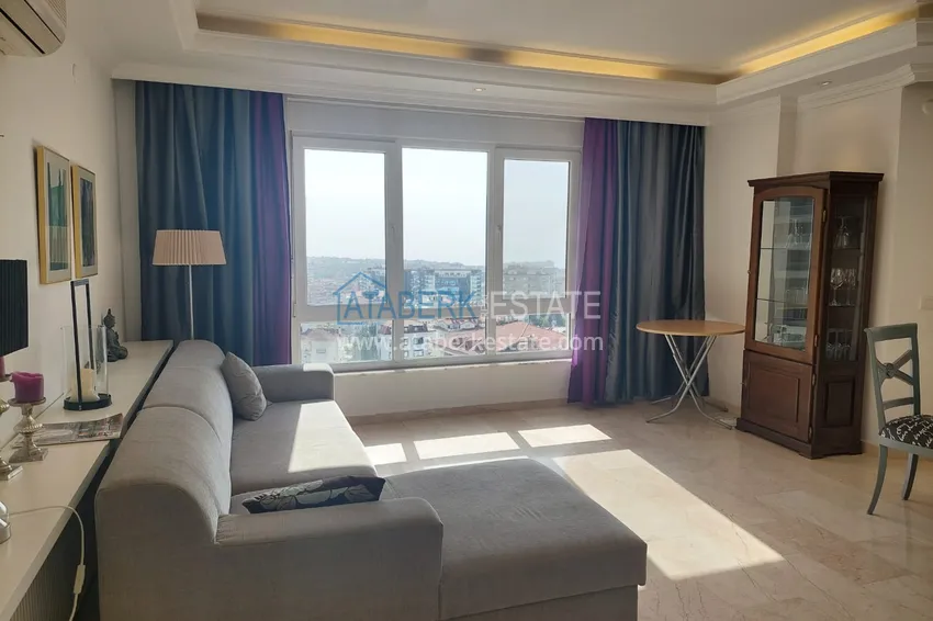 Приобрести Квартира 2+1 с мебелью и видом на море в районе Джикджилли – Алания 3 