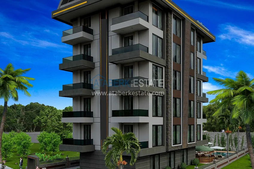 Квартиры на этапе стройки от застройщика – Алания, район Авсаллар 3 