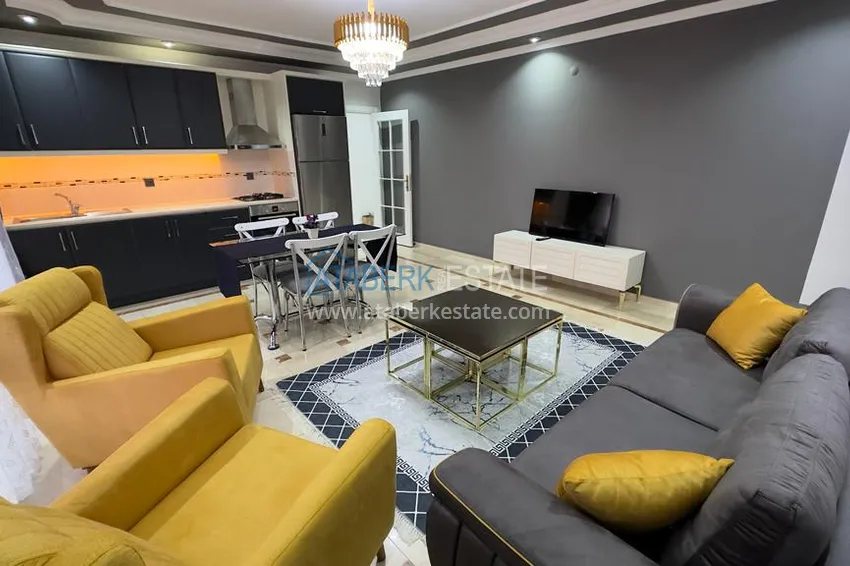 Приобрести Квартира в Махмутларе после ремонта с новой мебелью – первая линия  4 
