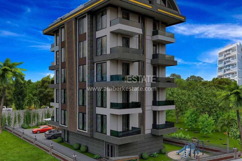 Квартиры на этапе стройки от застройщика – Алания, район Авсаллар 4 