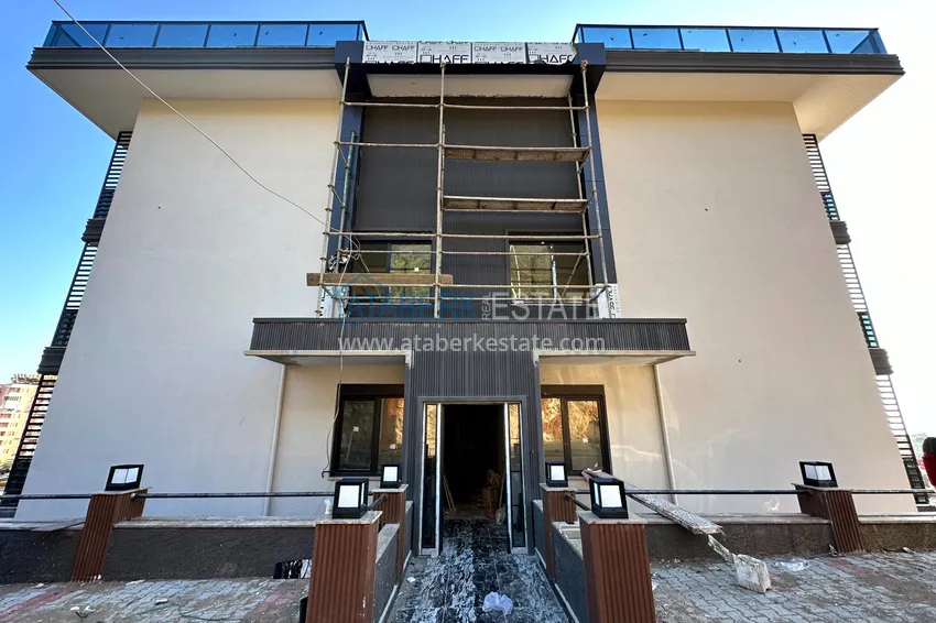 Квартира 1+1 меблированная с видом на море и историческую крепость – центр Алании 4