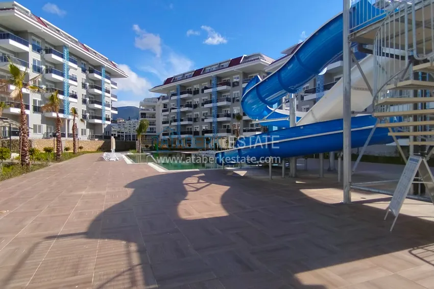 Объединенная меблированная квартира с 3 спальнями – Алания, район Кестель 5